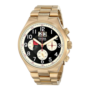 Watch strap Fossil CH2911 Stainless steel Gold Toned 26mm